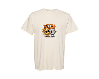 brand:Comfort Colors|color:Ivory|Eclipse Cartoon T Shirt Design Graphic T-Shirt