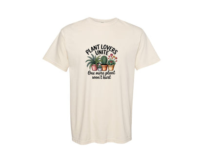 brand:Comfort Colors|color:Ivory|Funny Plant Lover Graphic T-Shirt