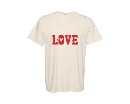 brand:Comfort Colors|color:Ivory|Love Valentines Day Cut File 2 Graphic T-Shirt