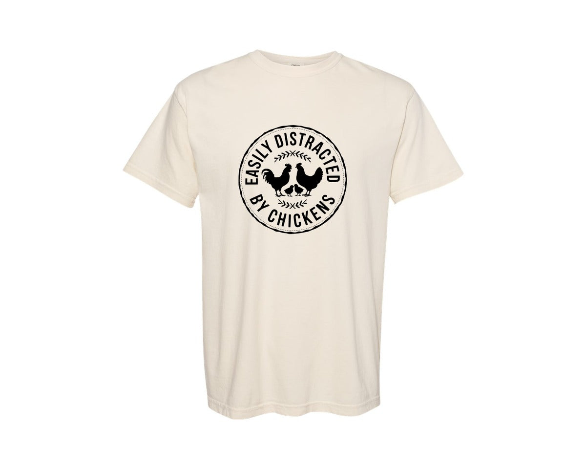 brand:Comfort Colors|color:Ivory|Dont Ruffle My Feathers T Shirt Design 2 Graphic T-Shirt