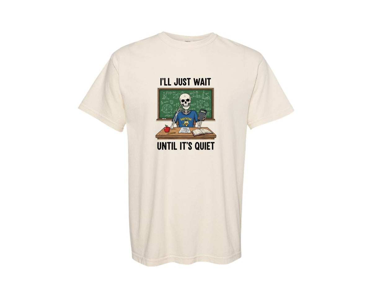 brand:Comfort Colors|color:Ivory|Funny Teacher Design Back To School 6 Graphic T-Shirt