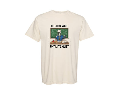 brand:Comfort Colors|color:Ivory|Funny Teacher Design Back To School 6 Graphic T-Shirt