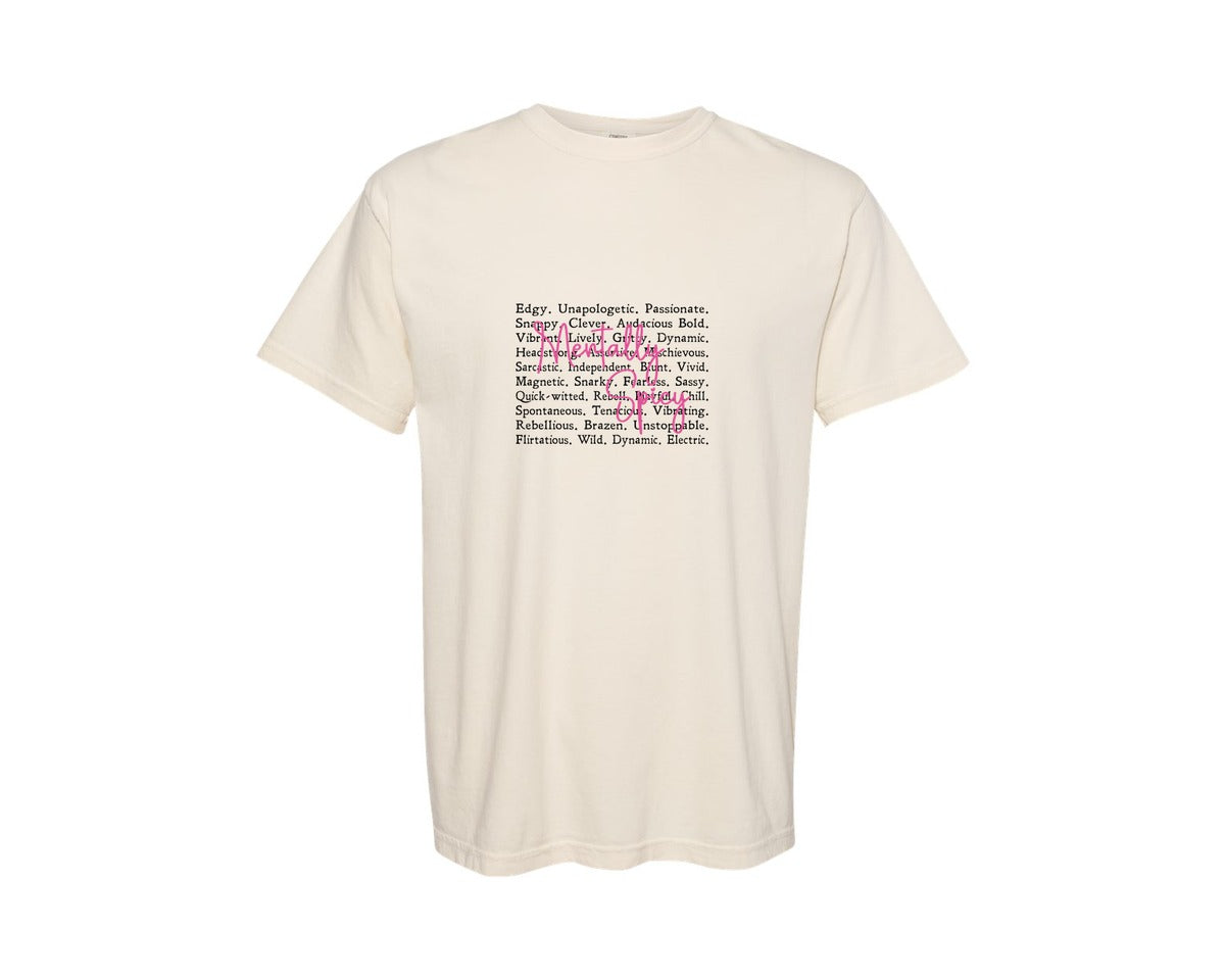 brand:Comfort Colors|color:Ivory|Mentally Spicy Words Funny Quotes Graphic T-Shirt