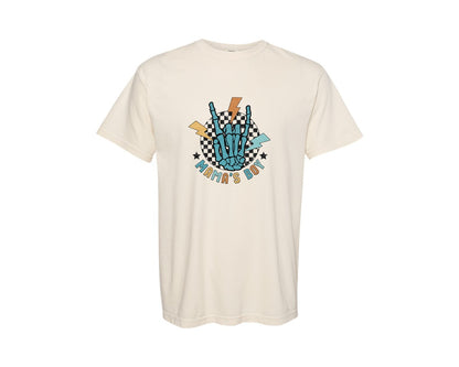 brand:Comfort Colors|color:Ivory|Mamas Boy Boy Mom Graphic T-Shirt