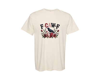 brand:Comfort Colors|color:Ivory|Crow Raven Anti Valentine F Caw F 6 Graphic T-Shirt