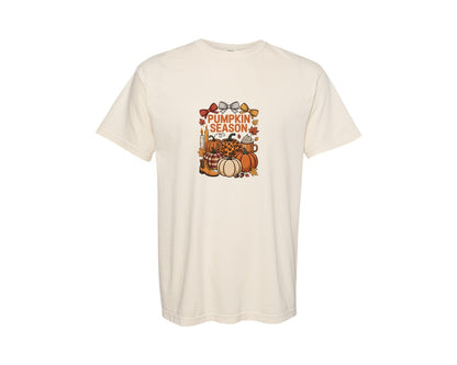 brand:Comfort Colors|color:Ivory|Pumpkin Season Vector Graphic T-Shirt