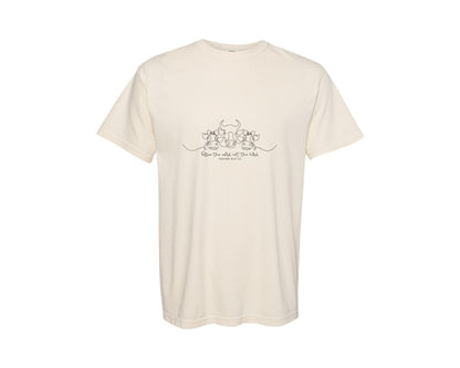 brand:Comfort Colors|color:Ivory|Follow The Word Not The Herd 2 Graphic T-Shirt