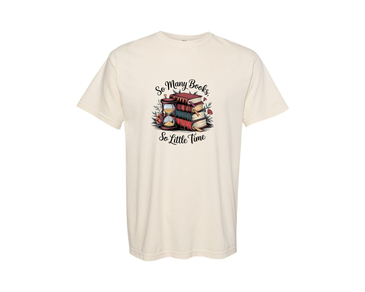 brand:Comfort Colors|color:Ivory|Reading Book 8 Graphic T-Shirt