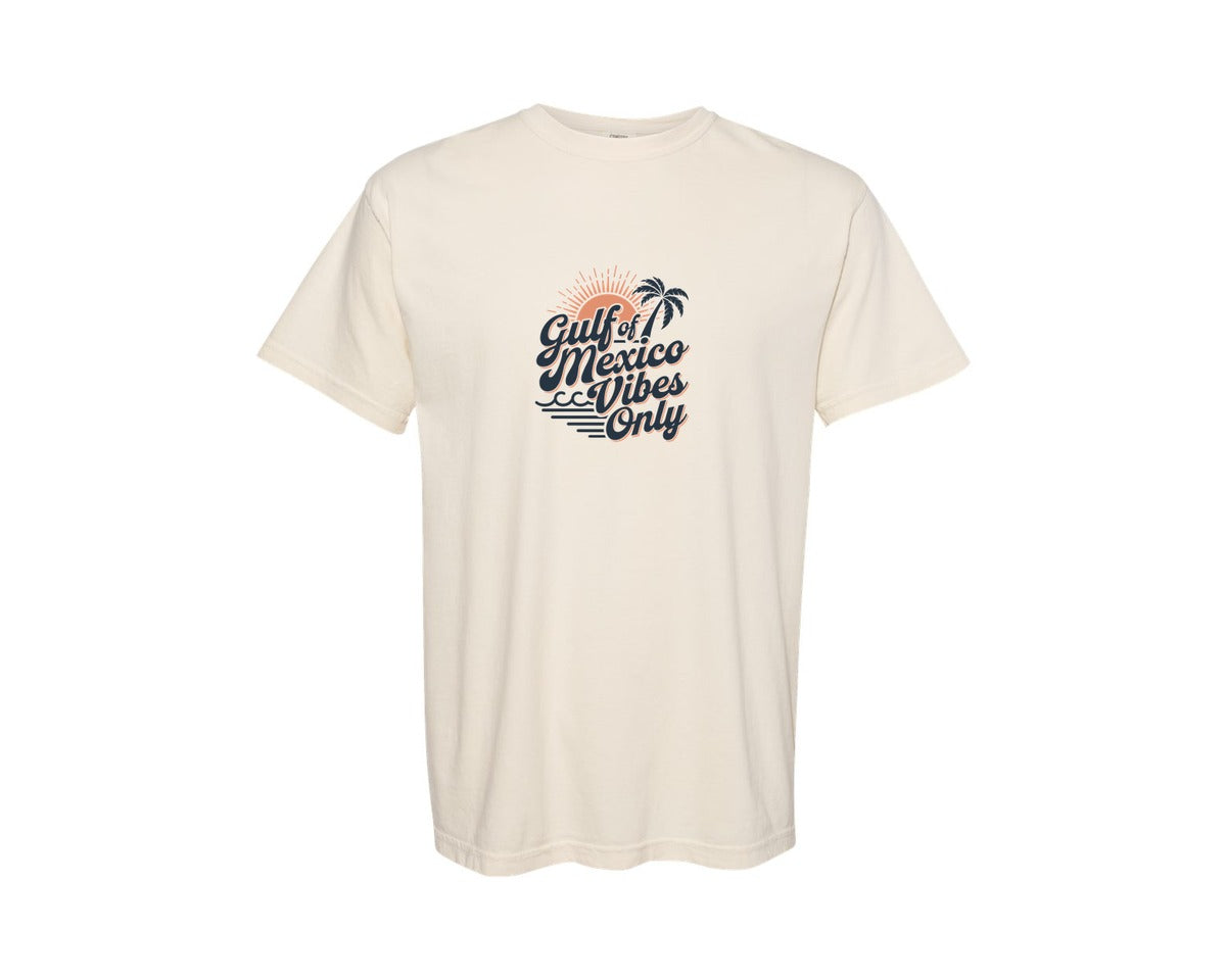 brand:Comfort Colors|color:Ivory|Gulf Of Mexico Vibes Only 4 Graphic T-Shirt