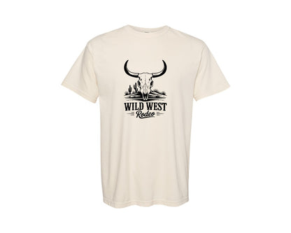 brand:Comfort Colors|color:Ivory|Wild West Rodeo Vintage Cowboy Graphic T-Shirt