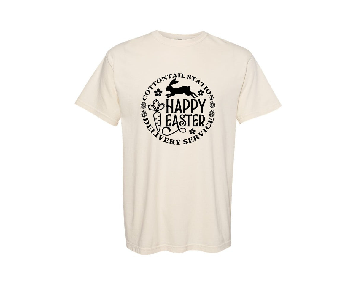 brand:Comfort Colors|color:Ivory|Happy Easter 14 Graphic T-Shirt