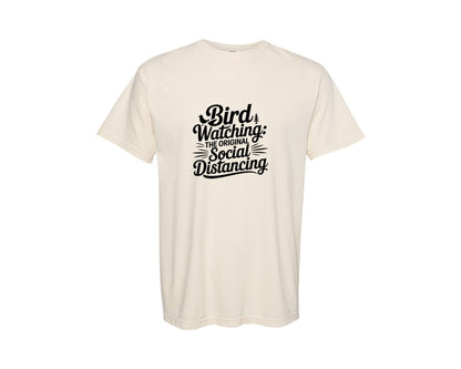 brand:Comfort Colors|color:Ivory|Bird Watching Graphic T-Shirt