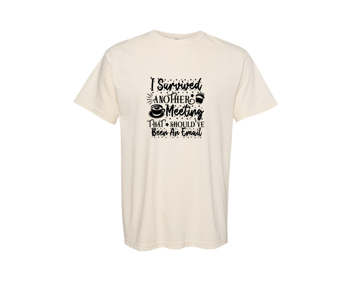 brand:Comfort Colors|color:Ivory|Funny Office Coffee Mug 2 Graphic T-Shirt