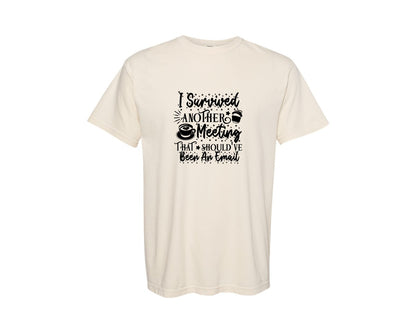brand:Comfort Colors|color:Ivory|Funny Office Coffee Mug 2 Graphic T-Shirt