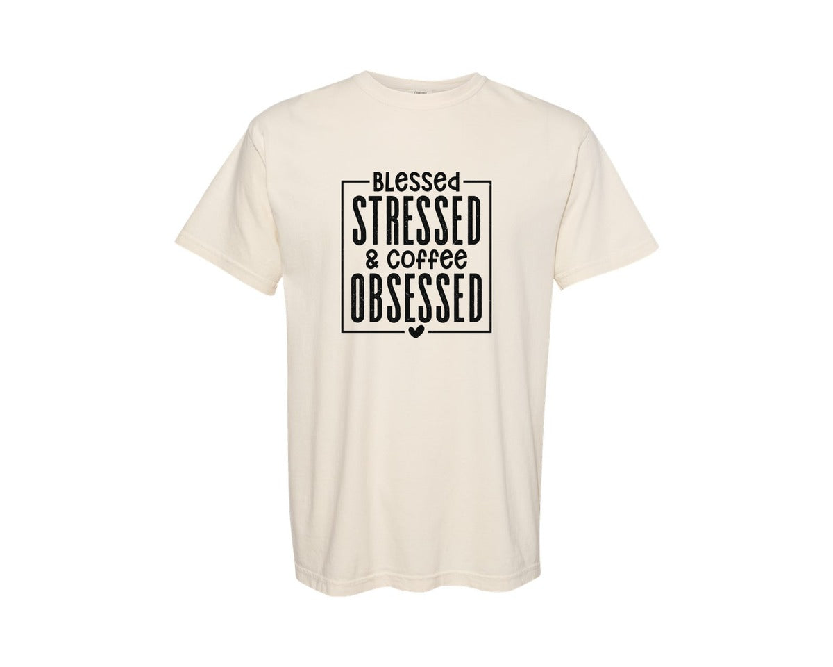 brand:Comfort Colors|color:Ivory|Coffee Retro Coffee Coffee Graphic T-Shirt