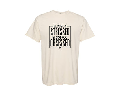 brand:Comfort Colors|color:Ivory|Coffee Retro Coffee Coffee Graphic T-Shirt