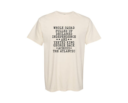 brand:Comfort Colors|color:Ivory|American Revolution 1776 Graphic T-Shirt