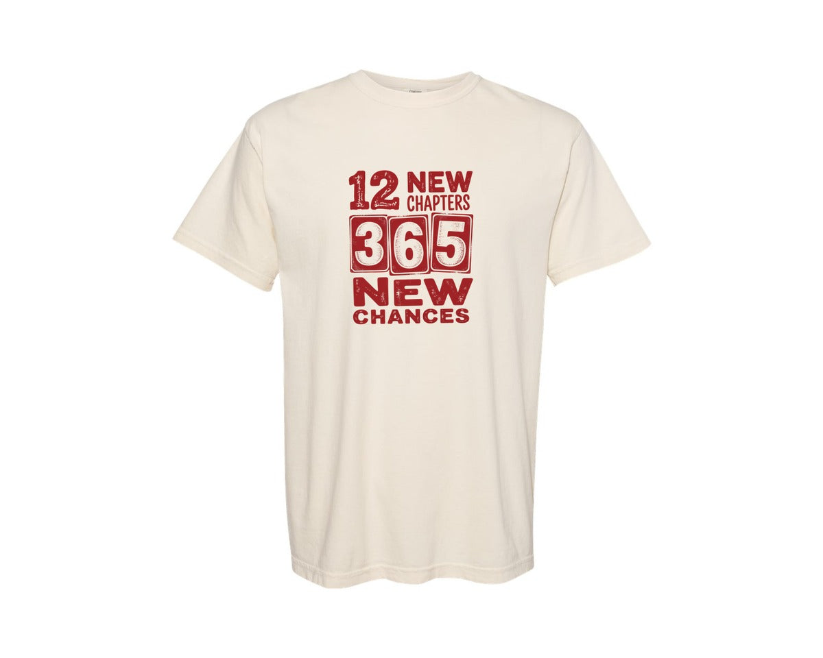 brand:Comfort Colors|color:Ivory|Happy New Years Motivational Graphic T-Shirt
