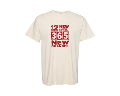 brand:Comfort Colors|color:Ivory|Happy New Years Motivational Graphic T-Shirt