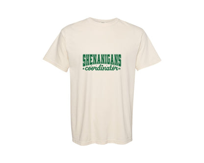 brand:Comfort Colors|color:Ivory|St Patricks Day Shenanigans Coordinator 5 Graphic T-Shirt