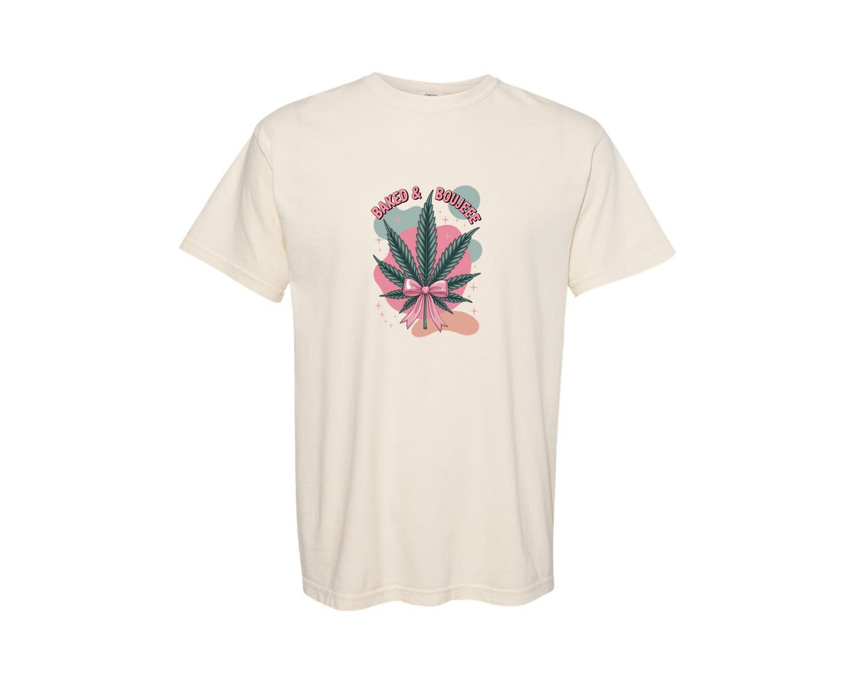 brand:Comfort Colors|color:Ivory|Baked Boujee Funny 3 Graphic T-Shirt