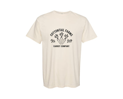 brand:Comfort Colors|color:Ivory|Cottontail Farms Carrot Company Graphic T-Shirt