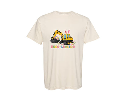 brand:Comfort Colors|color:Ivory|Crochet Happy Easter Easter 2 Graphic T-Shirt