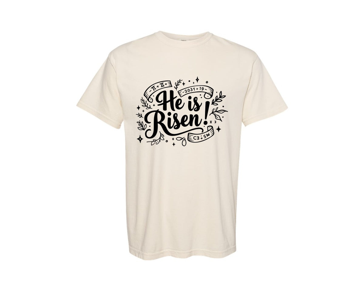 brand:Comfort Colors|color:Ivory|Faithful Easter T Shirt Design 3 Graphic T-Shirt