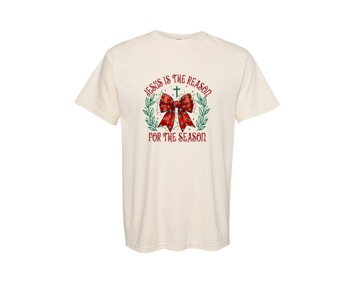 brand:Comfort Colors|color:Ivory|Christian Christmas Bundlejesus Graphic T-Shirt