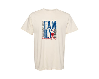 brand:Comfort Colors|color:Ivory|Over Everything Family Reunion 2026 Graphic T-Shirt