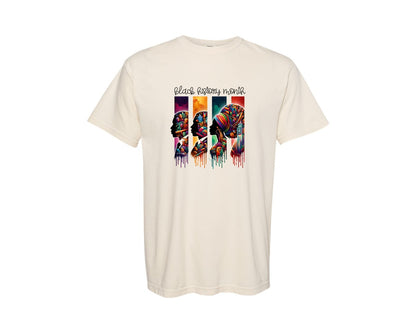 brand:Comfort Colors|color:Ivory|Black History Month Black History 12 Graphic T-Shirt