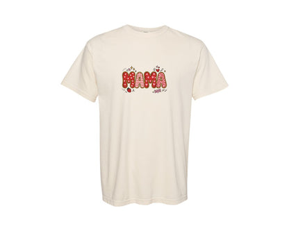 brand:Comfort Colors|color:Ivory|Mama Valentine Design Graphic T-Shirt
