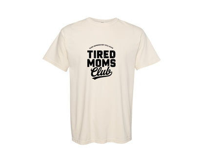 brand:Comfort Colors|color:Ivory|Sleep Deprived Moms Club Pride Graphic T-Shirt
