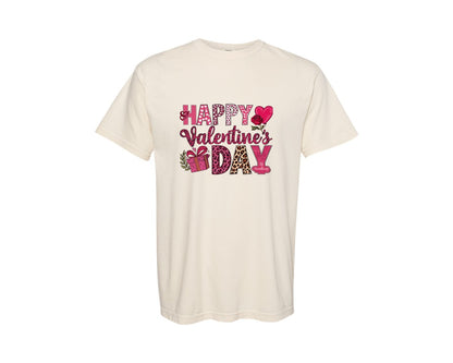 brand:Comfort Colors|color:Ivory|Happy Valentines Day 51 Graphic T-Shirt