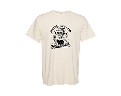 brand:Comfort Colors|color:Ivory|Snarky Skeleton Sarcastic Skull 8 Graphic T-Shirt