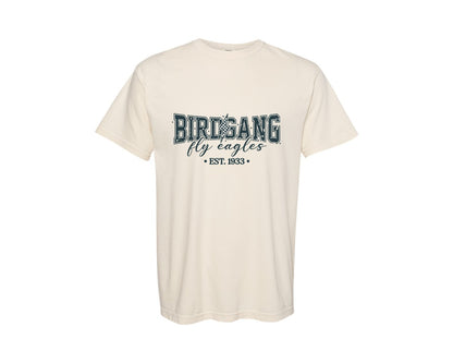 brand:Comfort Colors|color:Ivory|Bird Gang Eagle Fly Eagles Graphic T-Shirt