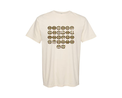 brand:Comfort Colors|color:Ivory|Mardi Gras Carnival Monogram Graphic T-Shirt