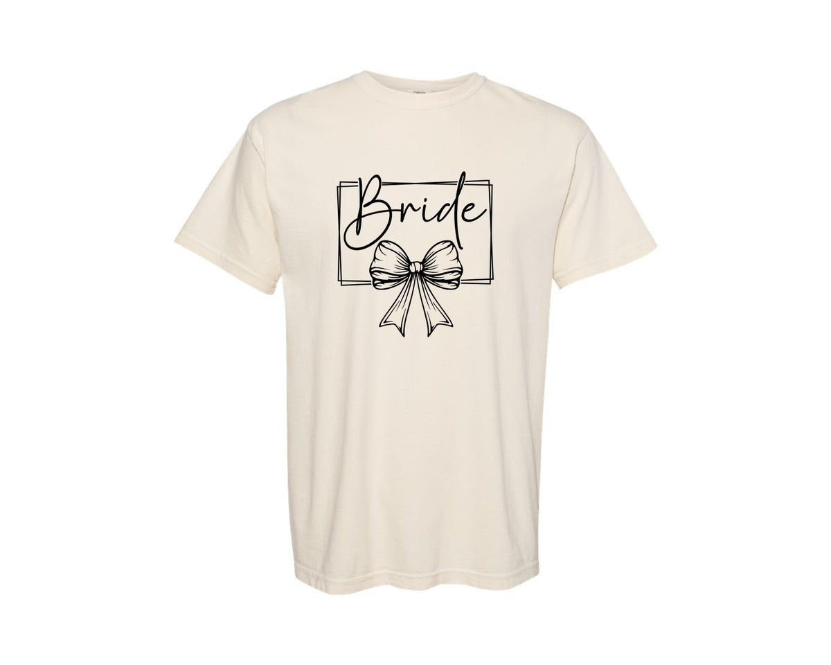 brand:Comfort Colors|color:Ivory|Bachelorette Bridal Party Bride Wedding Graphic T-Shirt