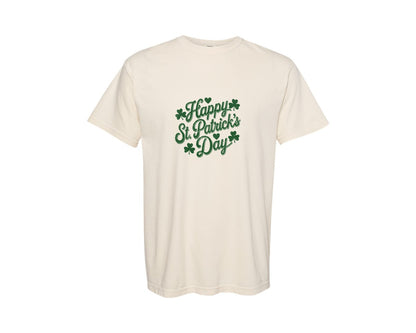 brand:Comfort Colors|color:Ivory|Happy St Patricks Day 18 Graphic T-Shirt