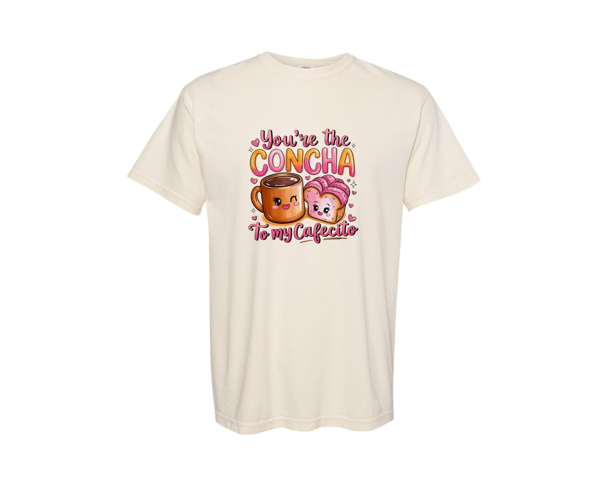 brand:Comfort Colors|color:Ivory|Valentines Day Mexican Dessert Graphic T-Shirt