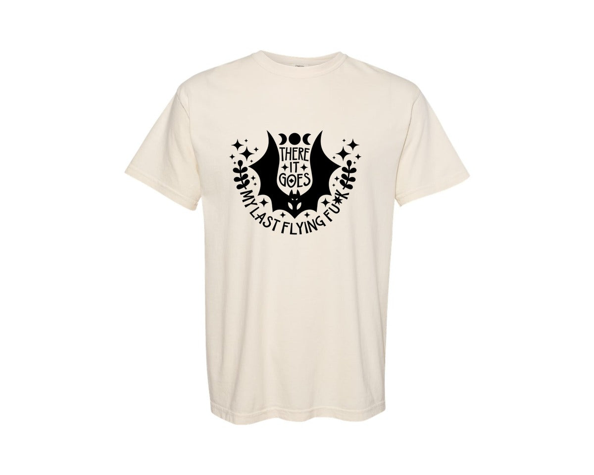 brand:Comfort Colors|color:Ivory|There It Goes My Last Flying Fck 3 Graphic T-Shirt
