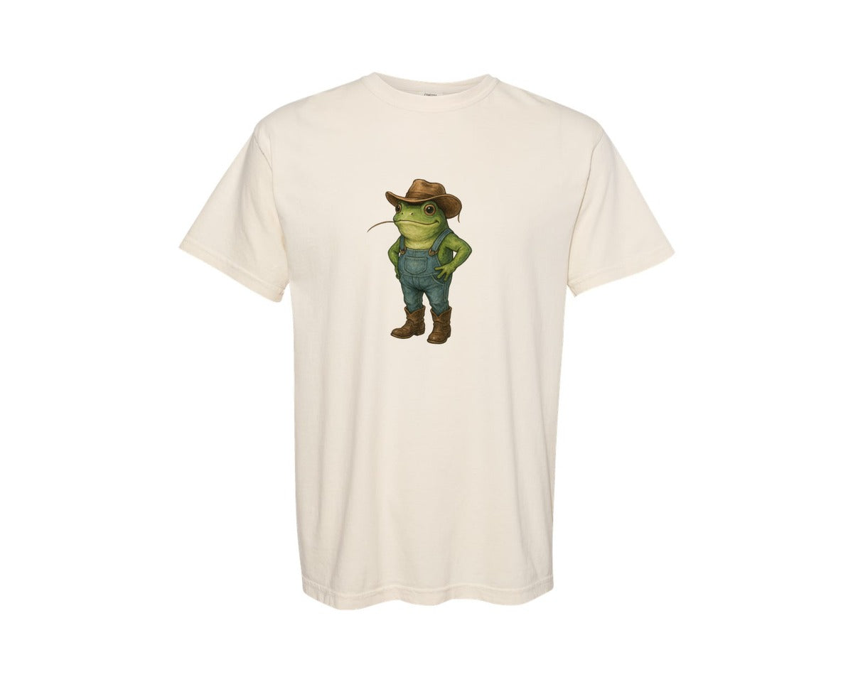brand:Comfort Colors|color:Ivory|If I Do Some Lollygagging Frog And Toad Graphic T-Shirt