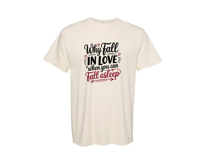 brand:Comfort Colors|color:Ivory|Anti Valentine Single Life Graphic T-Shirt