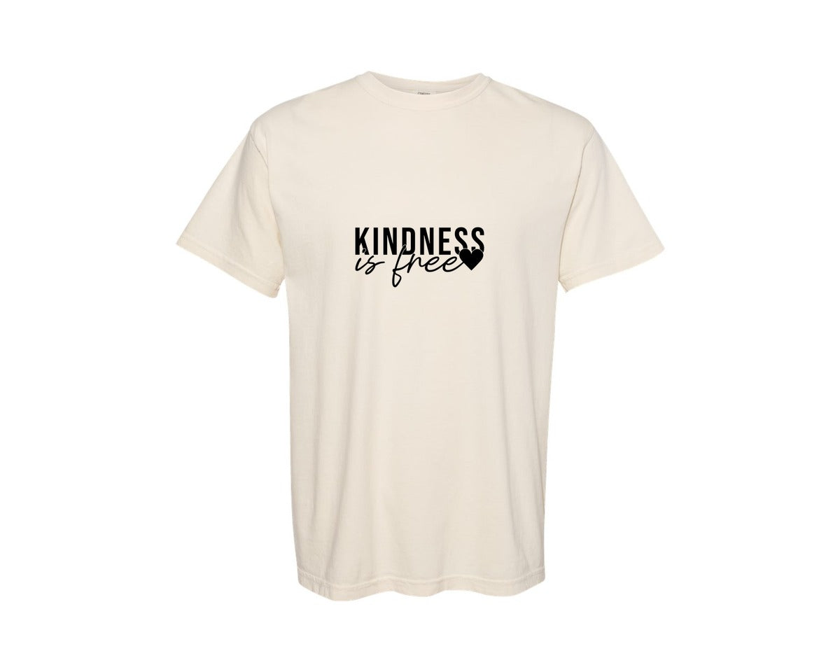 brand:Comfort Colors|color:Ivory|Kindness Is Free Sprinkle It Everywhere 48 Graphic T-Shirt