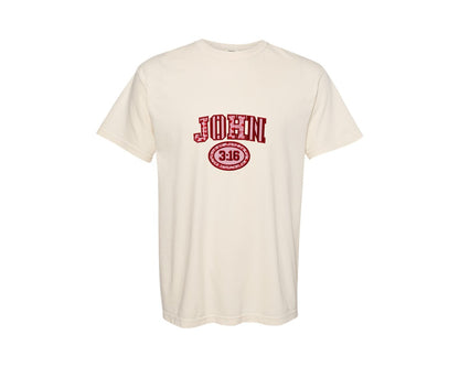 brand:Comfort Colors|color:Ivory|John 316 Valentine Pngpatch Christian 2 Graphic T-Shirt