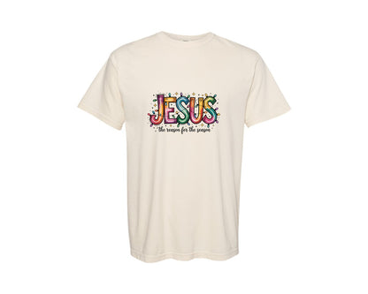 brand:Comfort Colors|color:Ivory|Jesus Is The Reason For The Season 90 Graphic T-Shirt