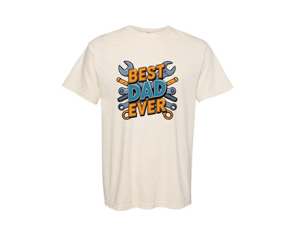 brand:Comfort Colors|color:Ivory|Mechanic Dad 3 Graphic T-Shirt