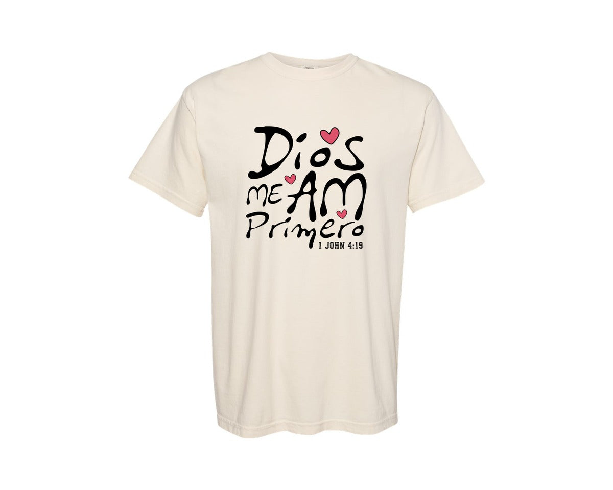 brand:Comfort Colors|color:Ivory|Spanish Bible Verse Frases Religiosas Graphic T-Shirt