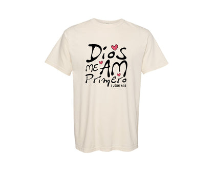 brand:Comfort Colors|color:Ivory|Spanish Bible Verse Frases Religiosas Graphic T-Shirt
