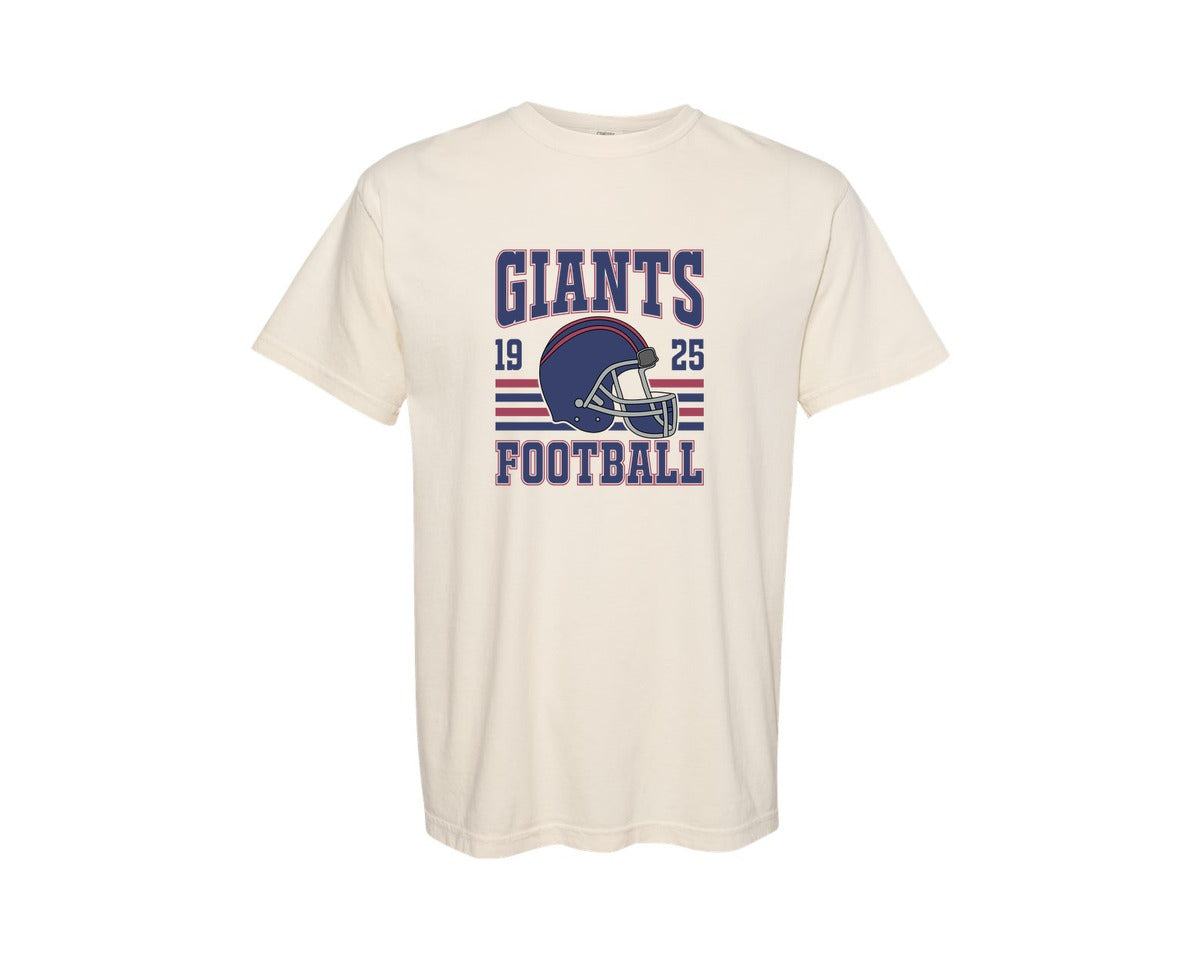brand:Comfort Colors|color:Ivory|Giants Football Graphic T-Shirt
